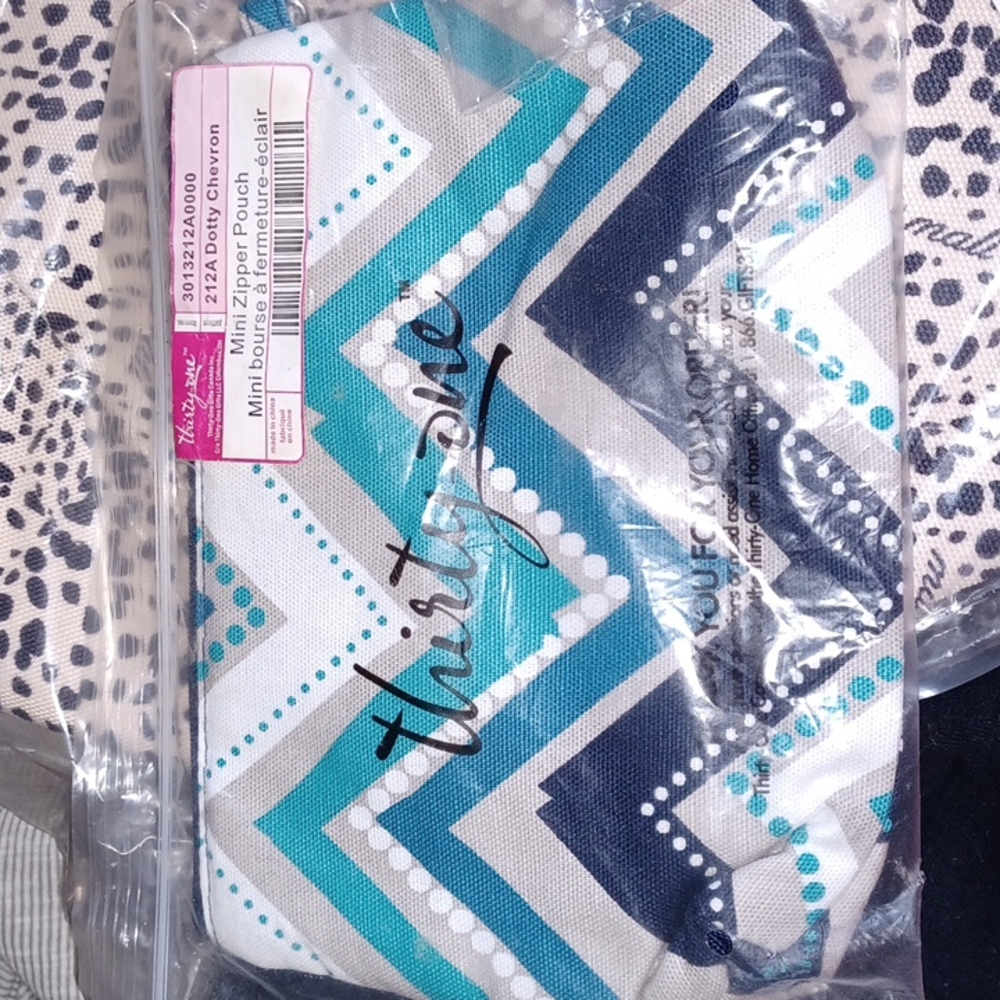 Mini zipper pouch